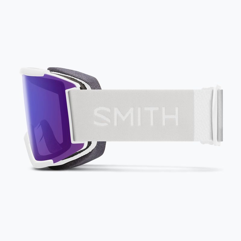 Skibrille Smith Squad white vapor/chromapop everyday violet mirror/clear 4