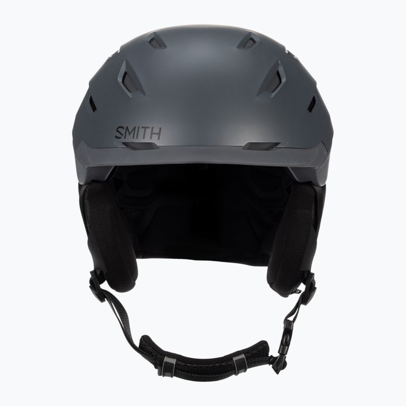 Skihelm Smith Level grau E629 2