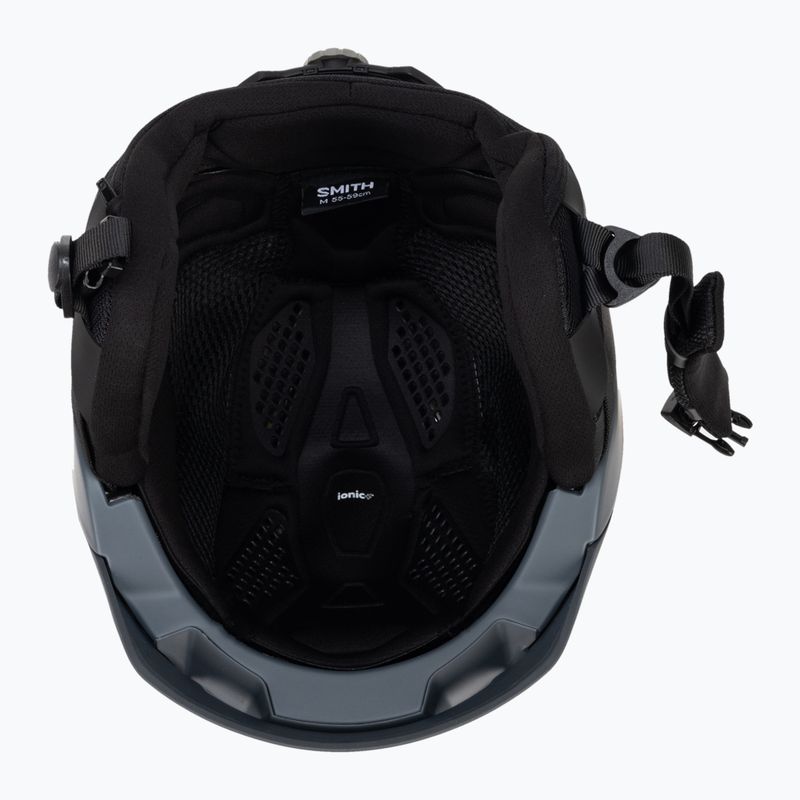 Skihelm Smith Level grau E629 5