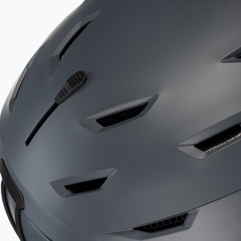 Skihelm Smith Level grau E629 9