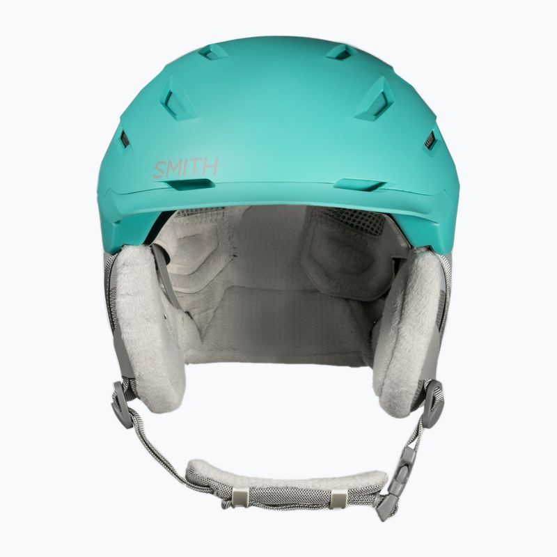 Skihelm Smith Liberty grün E631 2
