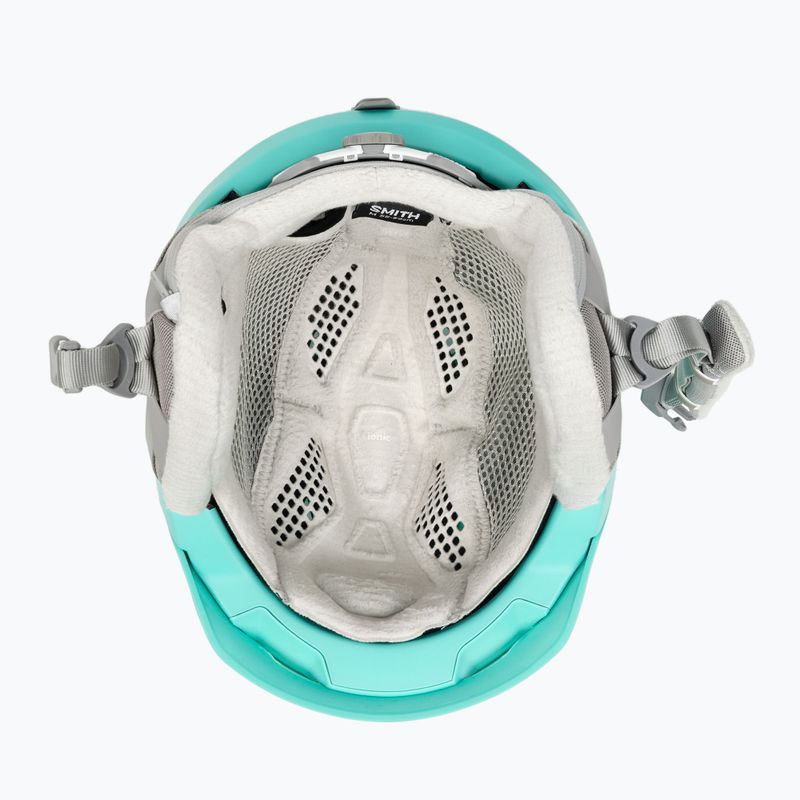 Skihelm Smith Liberty grün E631 5