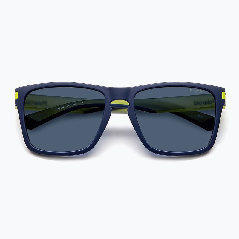 Polaroid PLD 2139/S matt blau/blau polarisierte Sonnenbrille 4