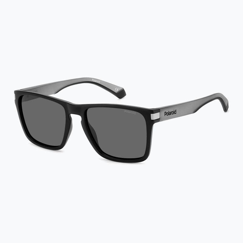 Polaroid PLD 2139/S mattschwarze grau/graue polarisierte Sonnenbrille 2