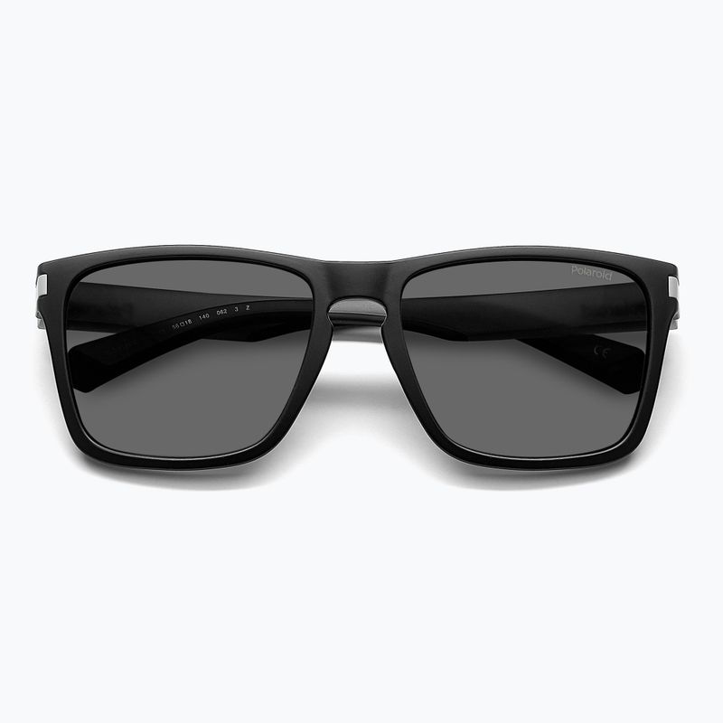 Polaroid PLD 2139/S mattschwarze grau/graue polarisierte Sonnenbrille 4