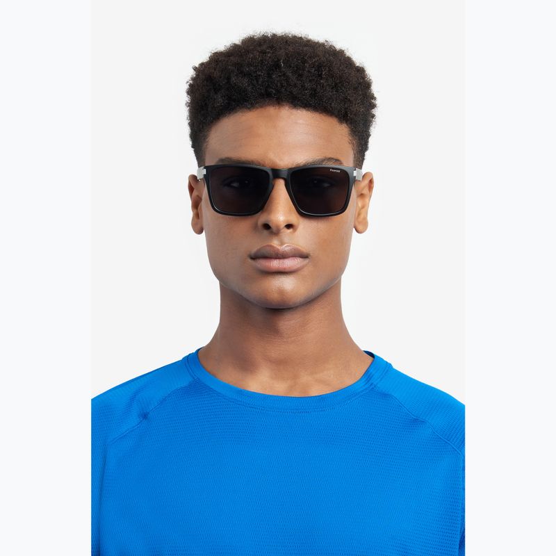 Polaroid PLD 2139/S mattschwarze grau/graue polarisierte Sonnenbrille 8
