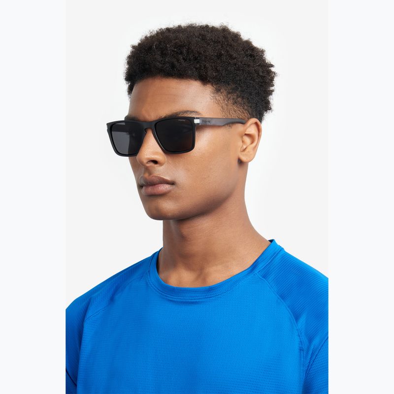 Polaroid PLD 2139/S mattschwarze grau/graue polarisierte Sonnenbrille 9