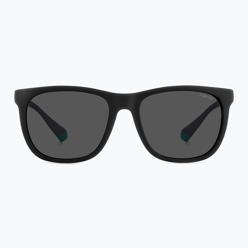 Polaroid PLD 2140/S mattschwarze grün/graue polarisierte Sonnenbrille 2