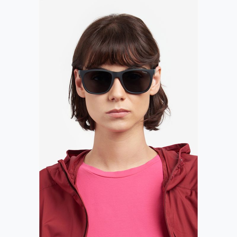 Polaroid PLD 2140/S mattschwarze grün/graue polarisierte Sonnenbrille 6