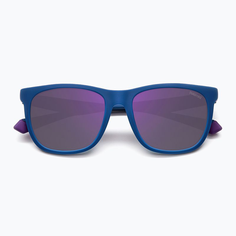 Polaroid PLD 2140/S matt blau violett/violett verspiegelt polarisierte Sonnenbrille 3