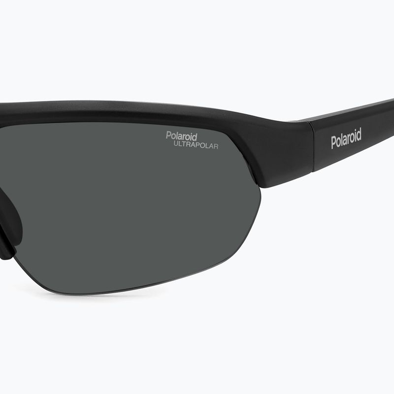 Polaroid PLD 7048/S mattschwarz/grau polarisierte Sonnenbrille mit hohem Kontrast 4