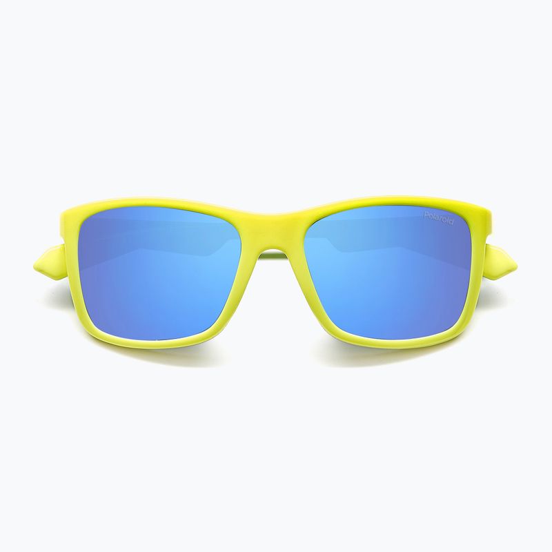 Polaroid PLD 8053/S mattgelb azur/blau verspiegelt polarisierte Kindersonnenbrille 4