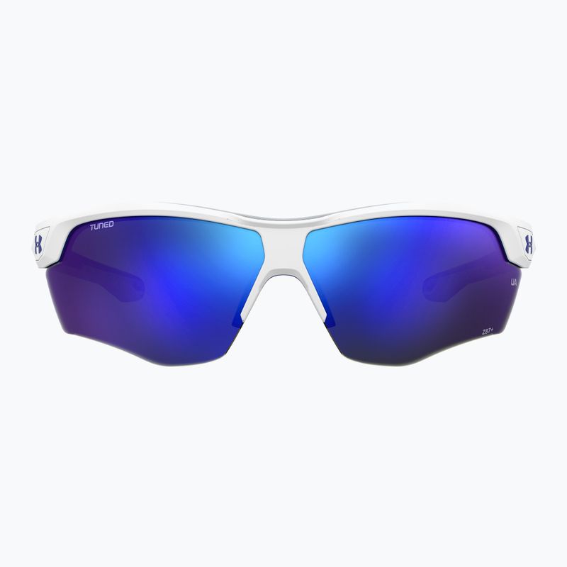 Unter Armour Yard Dual S3 matt weiß blau/blau mehrschichtige oleophobe Sonnenbrille 3