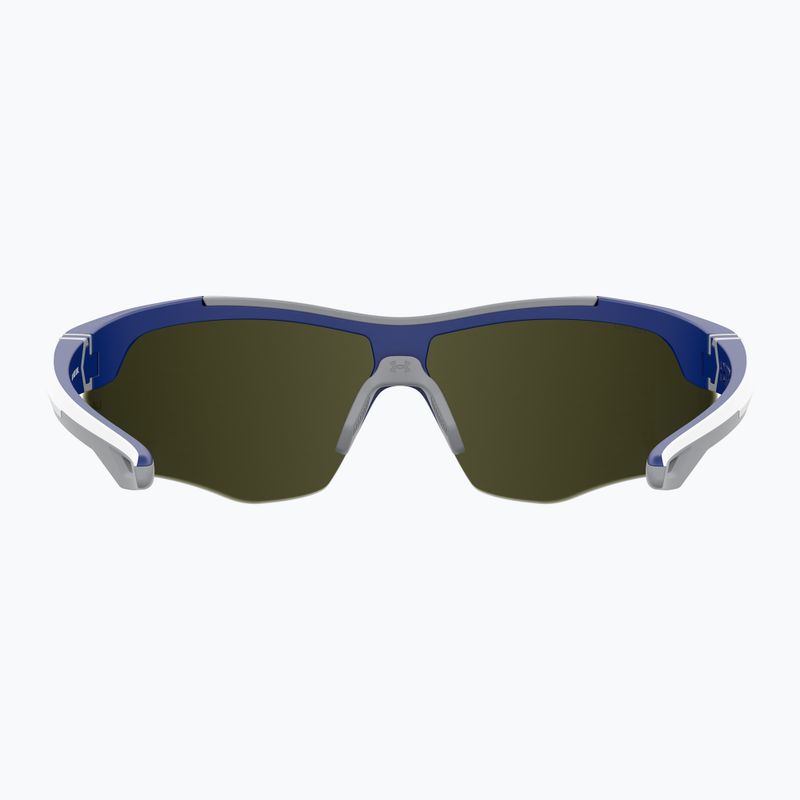 Unter Armour Yard Dual S3 matt weiß blau/blau mehrschichtige oleophobe Sonnenbrille 4