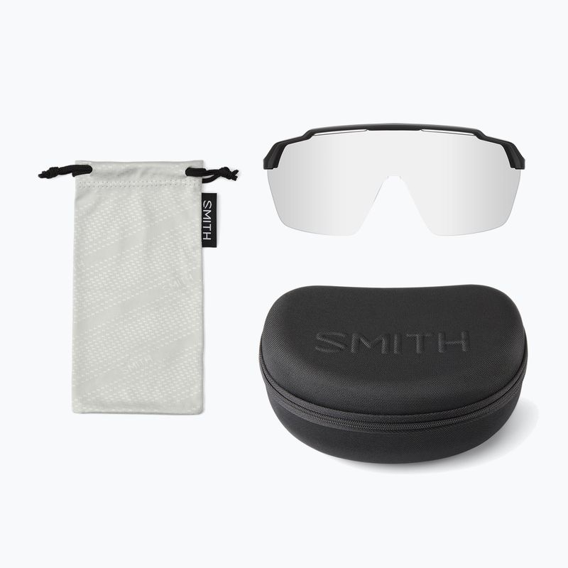 Smith Shift XL MAG weiß/chromapop violett verspiegelt/klar Sonnenbrille 4