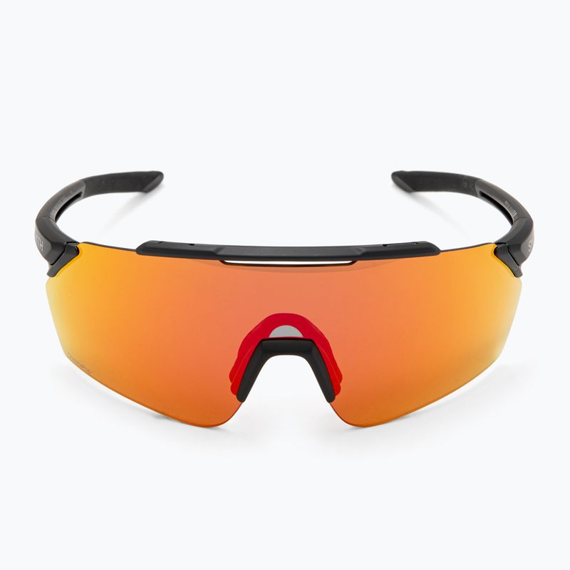 Sonnenbrille Smith Ruckus matte black/chromapop red mirror 4