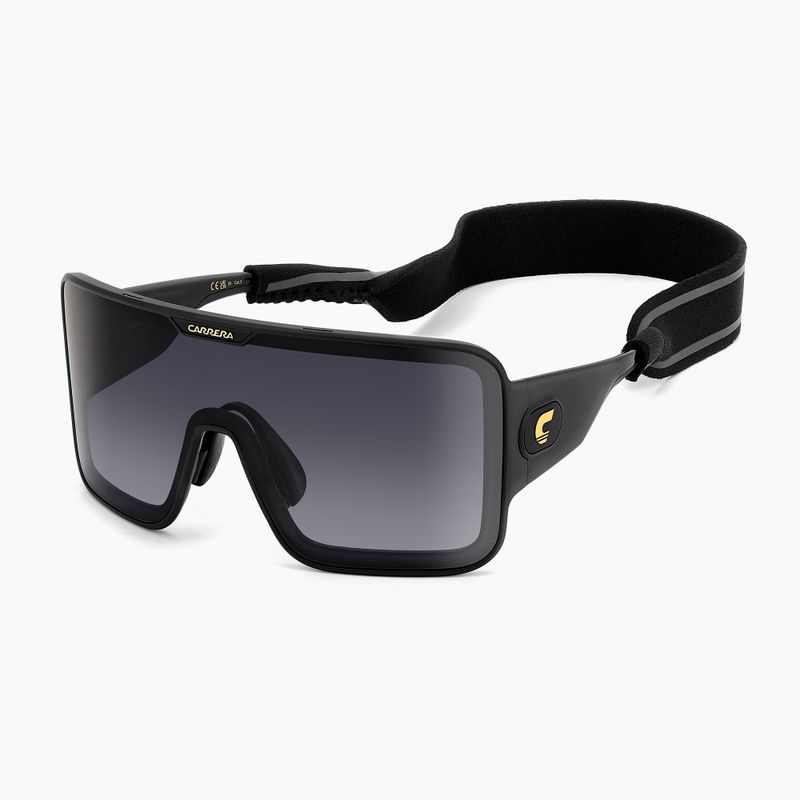 Carrera Flaglab 15 mattschwarz/dunkelgrau getönte Sonnenbrille 2