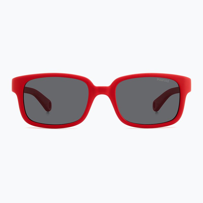 Polaroid PLD K008/S matt rot/grau polarisierte Kindersonnenbrille 3