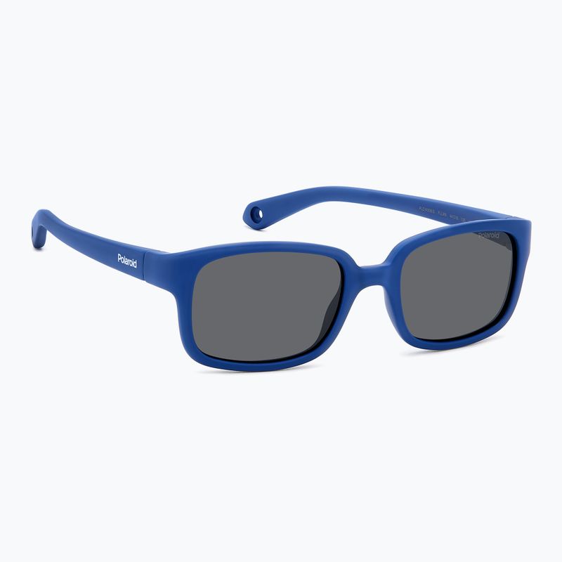 Polaroid PLD K008/S matt blau/grau polarisierte Kindersonnenbrille