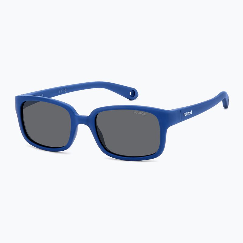 Polaroid PLD K008/S matt blau/grau polarisierte Kindersonnenbrille 2