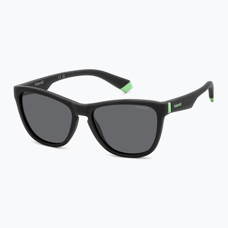 Polaroid PLD 8056/S mattschwarz/grau polarisierte Kindersonnenbrille 2