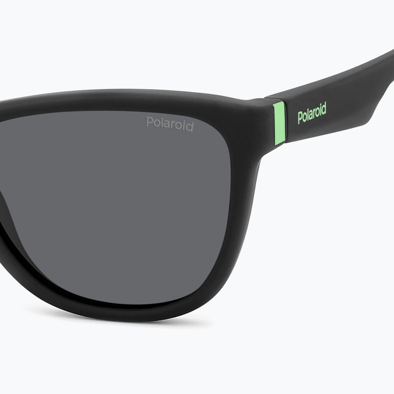 Polaroid PLD 8056/S mattschwarz/grau polarisierte Kindersonnenbrille 5