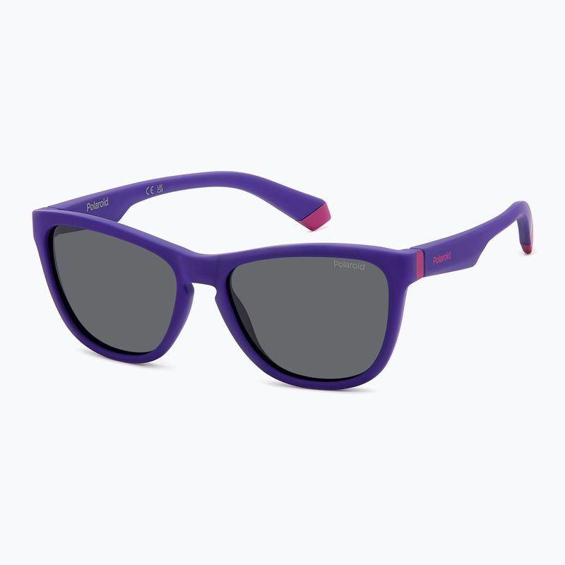 Polaroid PLD 8056/S matt violett/grau polarisierte Kindersonnenbrille 2