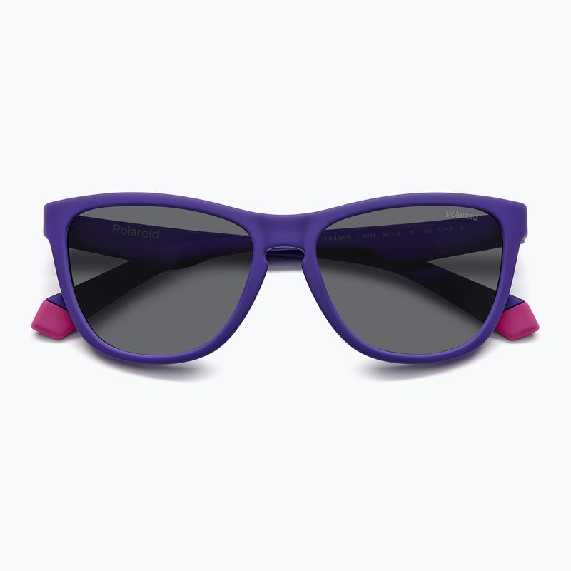 Polaroid PLD 8056/S matt violett/grau polarisierte Kindersonnenbrille 4