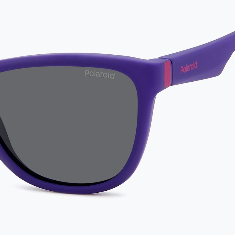Polaroid PLD 8056/S matt violett/grau polarisierte Kindersonnenbrille 5
