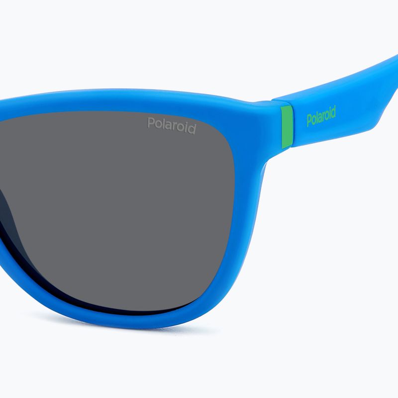 Polaroid PLD 8056/S matt blau/grau polarisierte Kindersonnenbrille 5