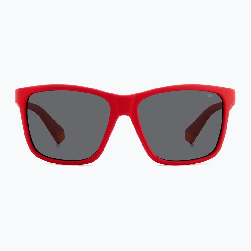 Polaroid PLD 8057/S matt rot/grau polarisierte Kindersonnenbrille 3