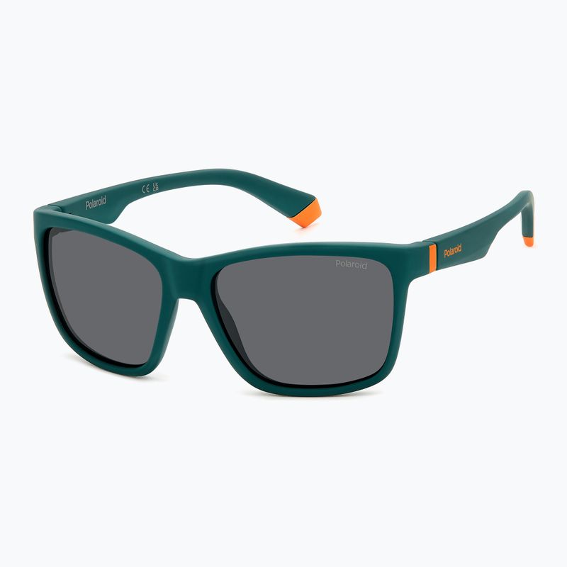 Polaroid PLD 8057/S matt grün/grau polarisierte Kindersonnenbrille 2