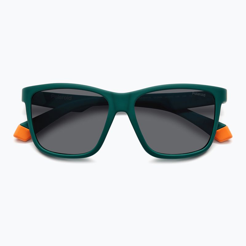 Polaroid PLD 8057/S matt grün/grau polarisierte Kindersonnenbrille 4