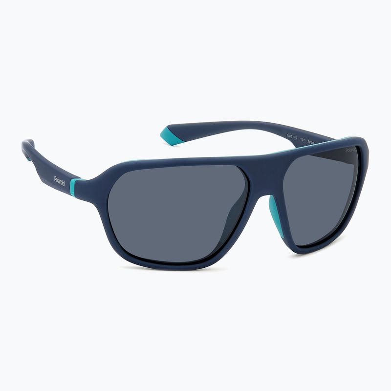 Polaroid PLD 2152/S matt blau/blau polarisierte Sonnenbrille