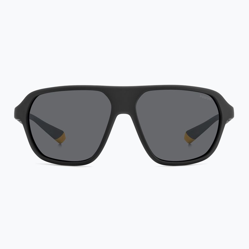 Polaroid PLD 2152/S mattschwarz gelb/grau polarisierte Sonnenbrille 2