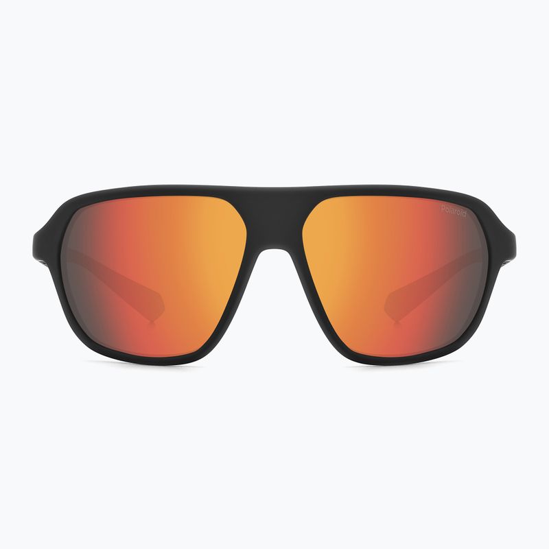 Polaroid PLD 2152/S mattschwarze rot/rote mehrschichtige polarisierte Sonnenbrille 2