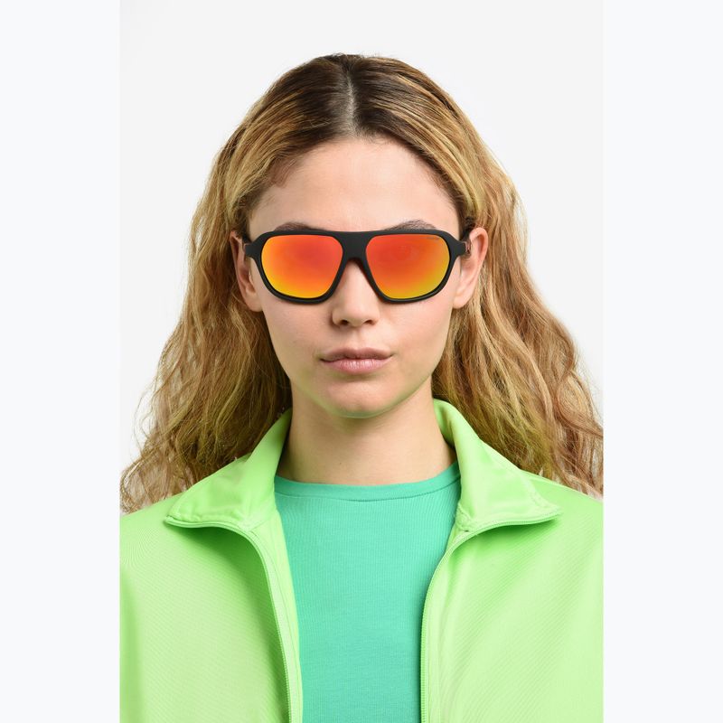 Polaroid PLD 2152/S mattschwarze rot/rote mehrschichtige polarisierte Sonnenbrille 7
