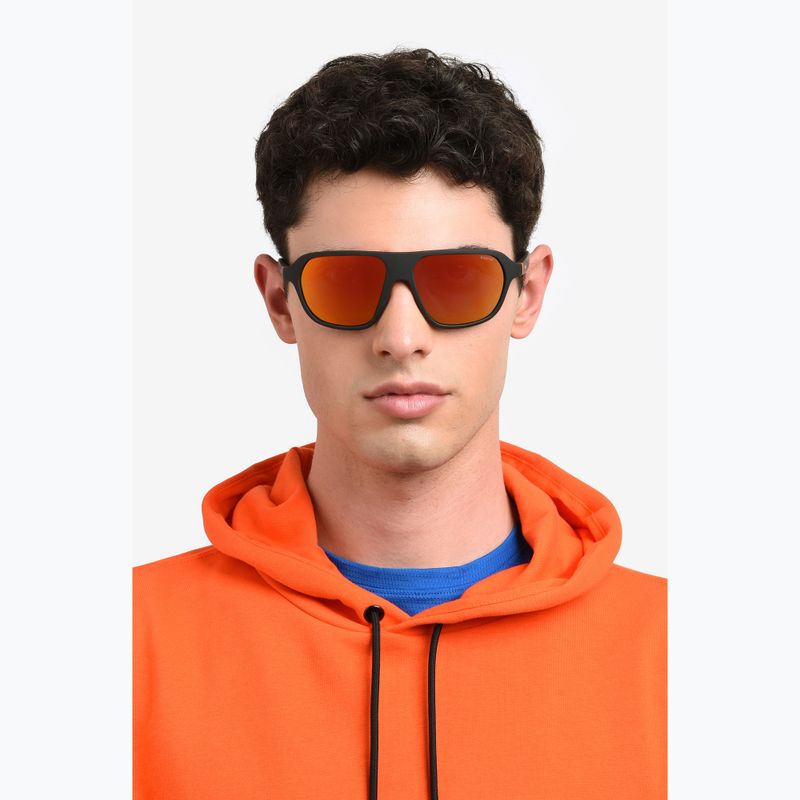 Polaroid PLD 2152/S mattschwarze rot/rote mehrschichtige polarisierte Sonnenbrille 9