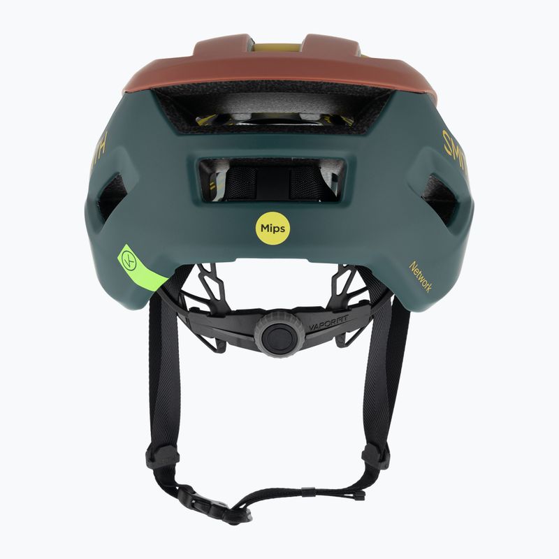 Fahrrad Helm Smith Network MIPS matte sedona/pacific brimstone 3