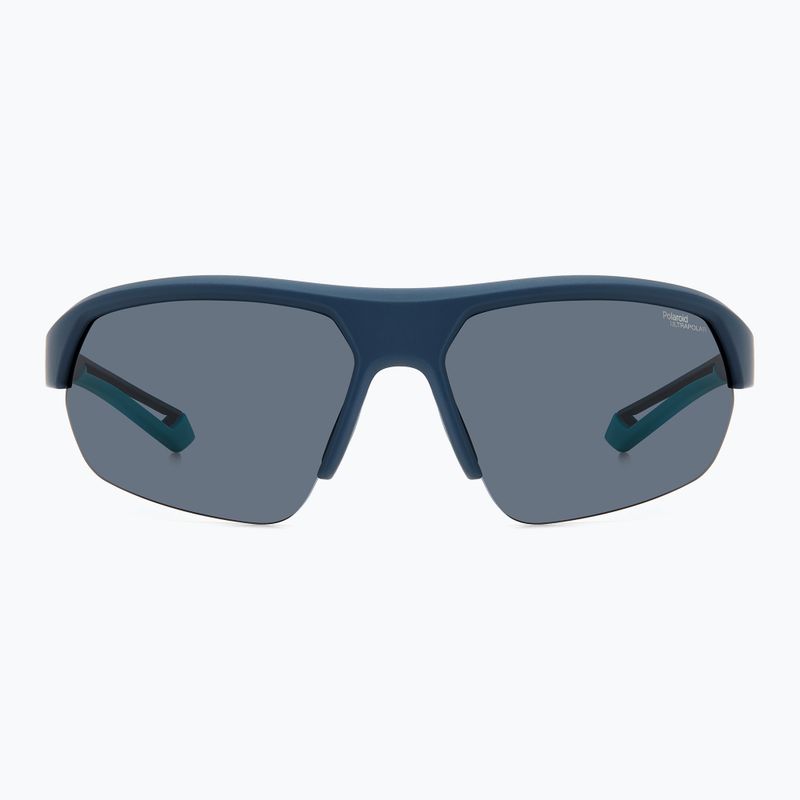 Polaroid PLD 7048/S matte blau/graue polarisierte Sonnenbrille mit hohem Kontrast 2