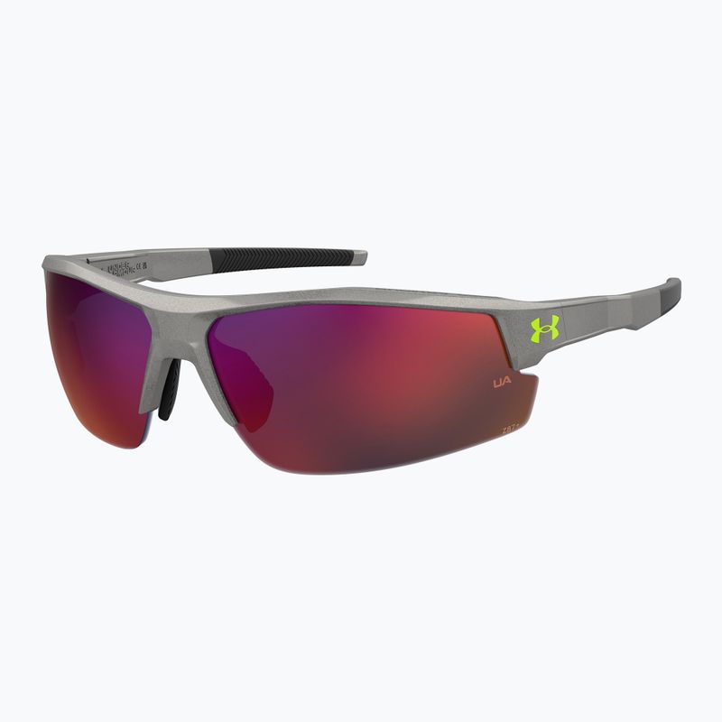 Under Armour Skillz/G S3 metallisierte grau/infrarot oleophobe Herren-Sonnenbrille 2