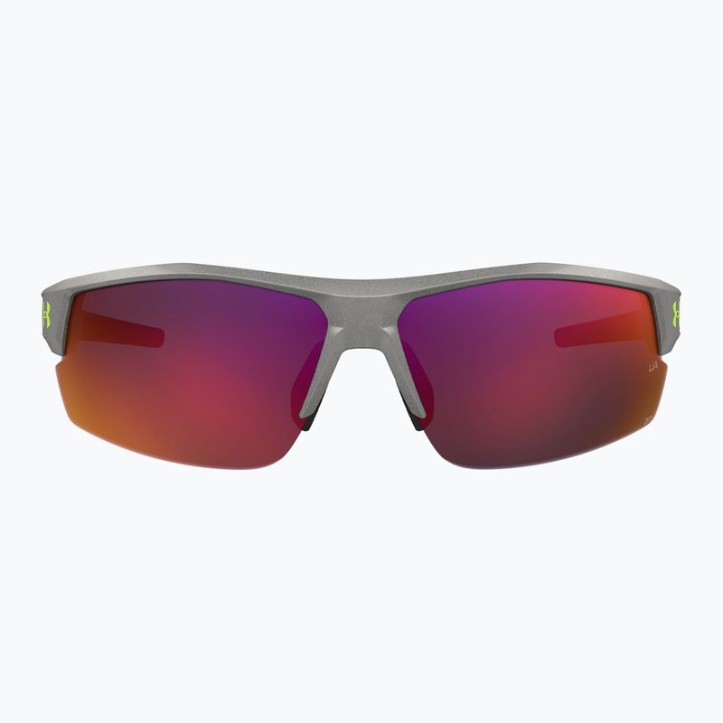 Under Armour Skillz/G S3 metallisierte grau/infrarot oleophobe Herren-Sonnenbrille 3