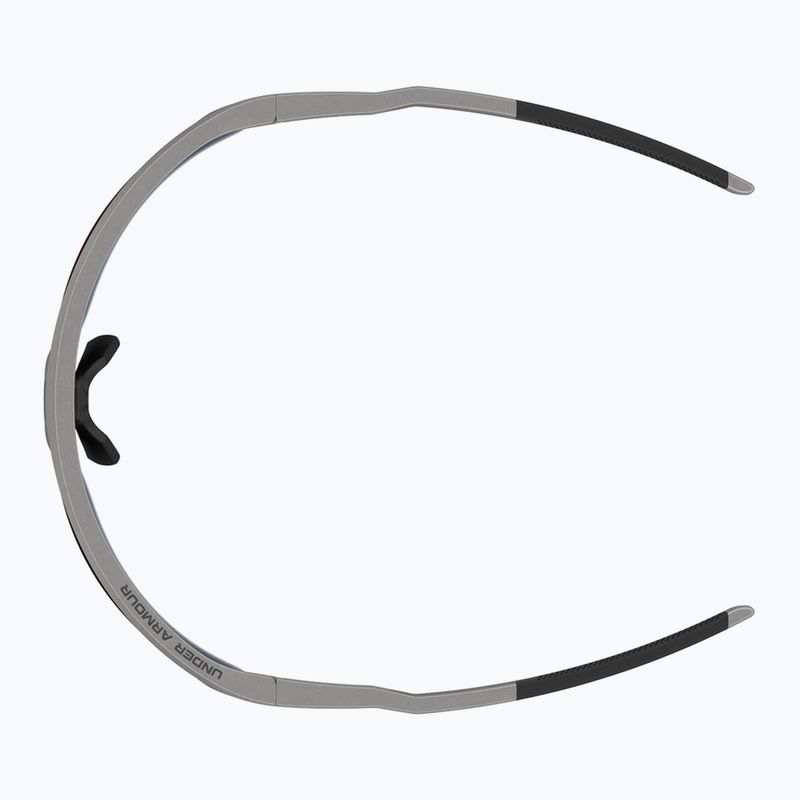 Under Armour Skillz/G S3 metallisierte grau/infrarot oleophobe Herren-Sonnenbrille 5