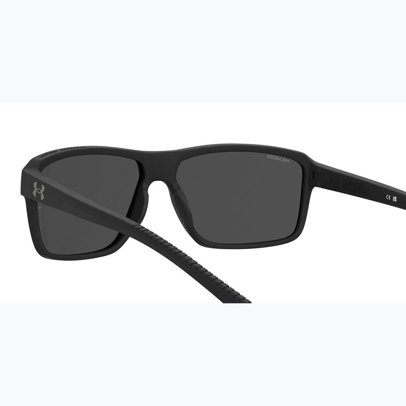 Under Armour Kickoff S3 mattschwarz/grau polarisierte Herren-Sonnenbrille 6