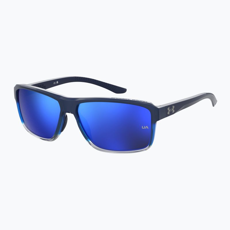 Under Armour Kickoff S3 blau getönte grau/blaue Mehrschicht-Sonnenbrille für Männer 2