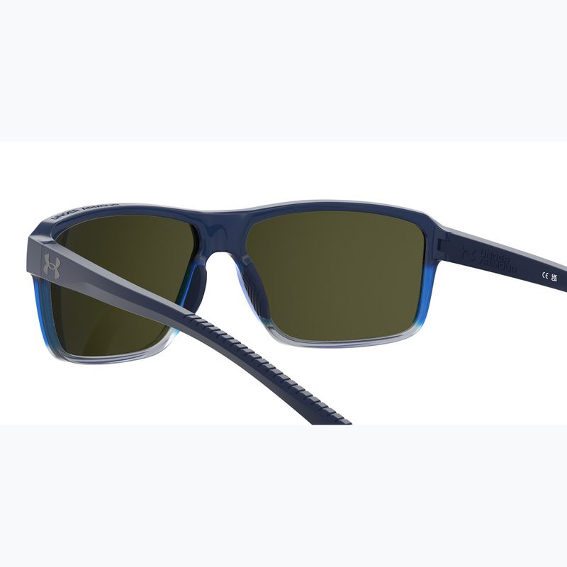 Under Armour Kickoff S3 blau getönte grau/blaue Mehrschicht-Sonnenbrille für Männer 6