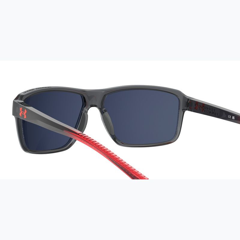 Under Armour Kickoff S3 grau-rot/grau-infrarot Herren-Sonnenbrille 6