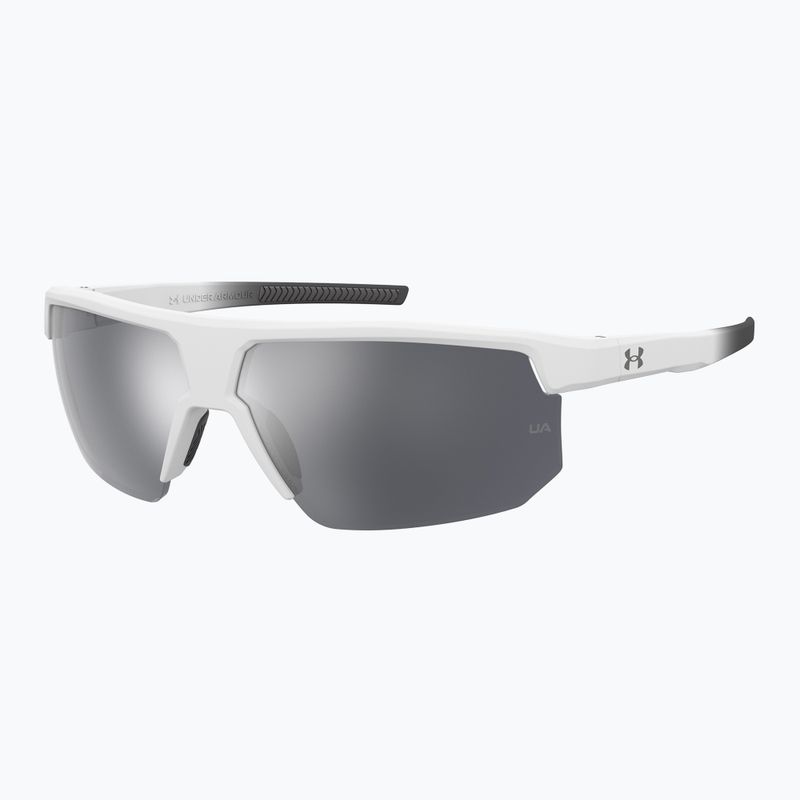 Under Armour Driven/G S3 weiß grau/silberne Spiegel Herren-Sonnenbrille 2