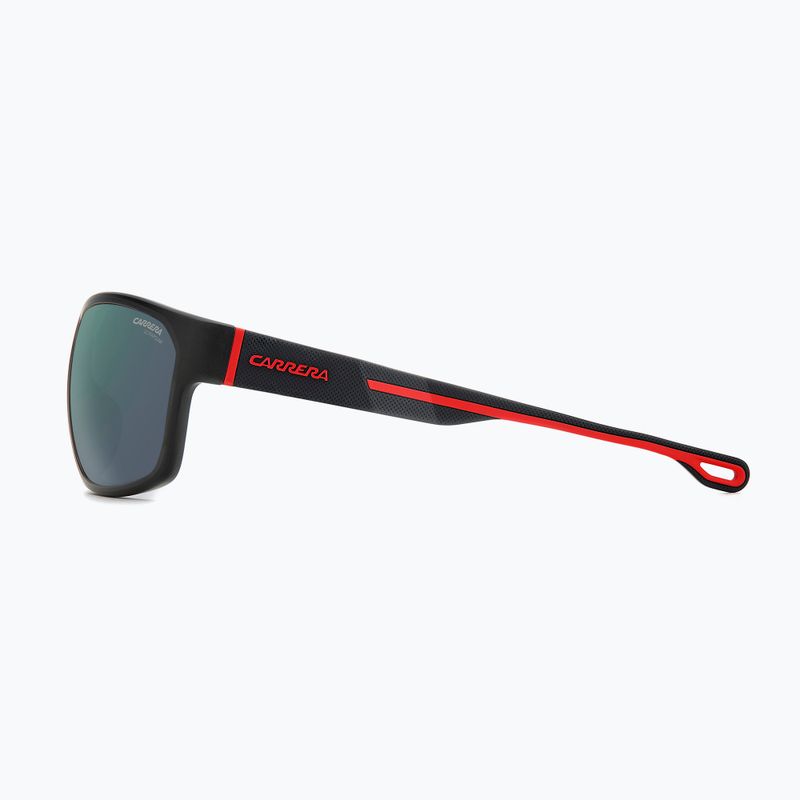 Carrera 4018/S Herren Sonnenbrille mattschwarz rot/grün grau kontrastreich antireflex 5
