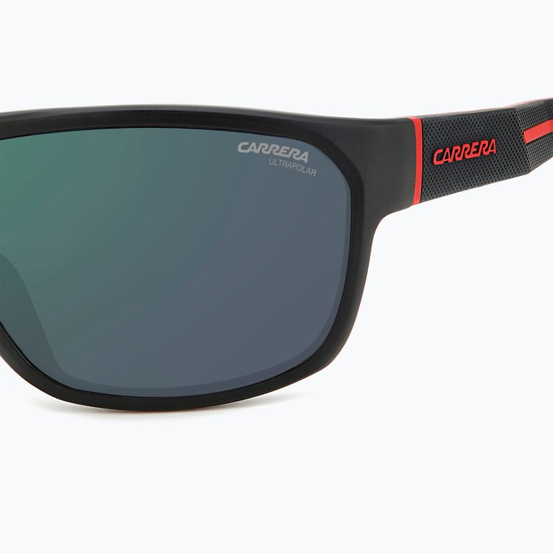 Carrera 4018/S Herren Sonnenbrille mattschwarz rot/grün grau kontrastreich antireflex 6